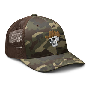 Origins logo - Camouflage trucker hat